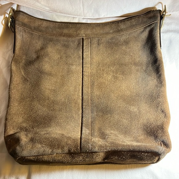 Vintage Coach  Legacy XL Suede Duffle #9322 - Picture 3 of 9